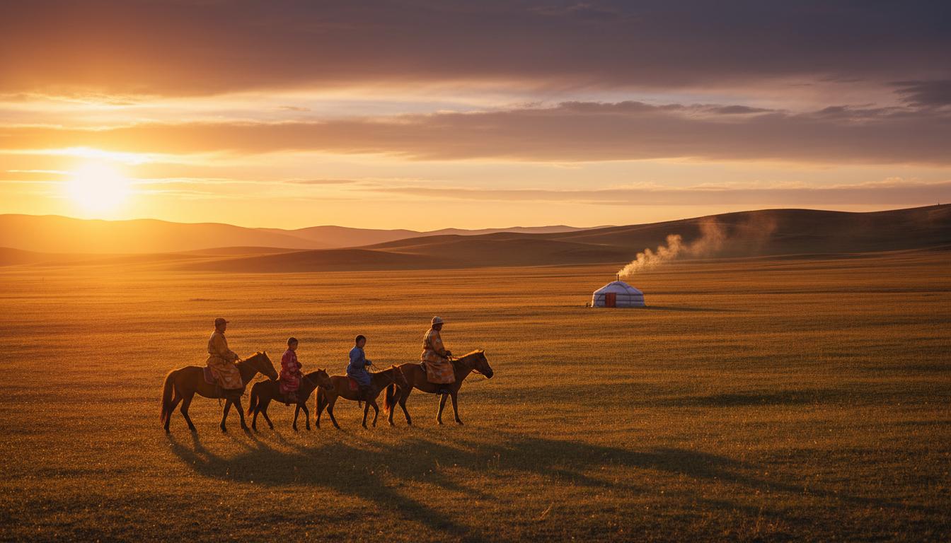Nomads of the Mongolian Steppe